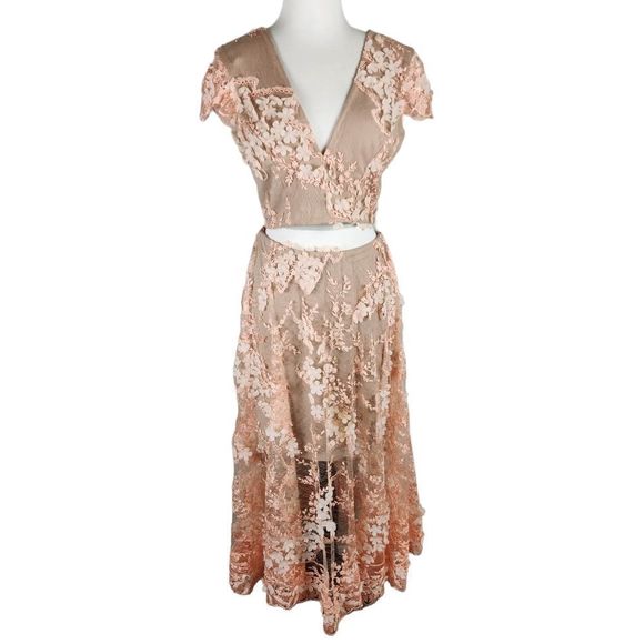 Dress the population Julianna two - piece dress L - Picture 4 of 12